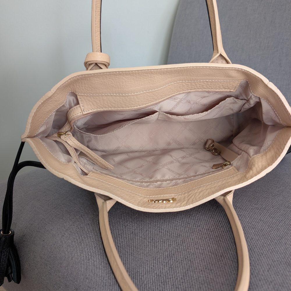 Longchamp Small Penelope Leather Tote Bag - Picture 9 of 10